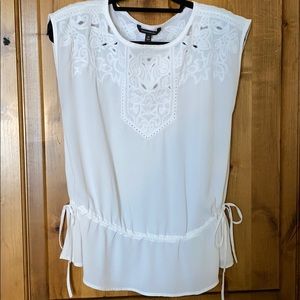 3/$15 Banana Republic sheer white blouse